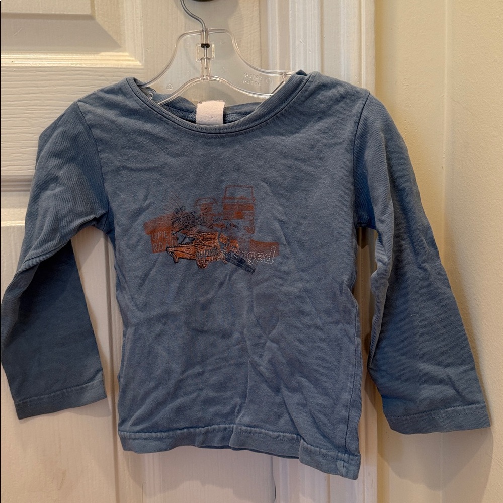 Charlie Rocket Gray Graphic Tee